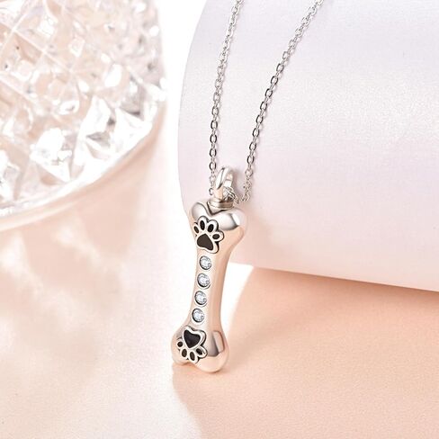 قوارب Dreamboat قلادة جرة قارورة لاردة الكلب 925 Sterling Silver Pet Paw Print Print Cremation Memorial قلادة Celtic Knot Jewelry للنساء الرجال in Saudi Arabia