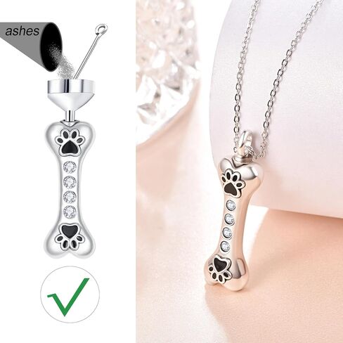 قوارب Dreamboat قلادة جرة قارورة لاردة الكلب 925 Sterling Silver Pet Paw Print Print Cremation Memorial قلادة Celtic Knot Jewelry للنساء الرجال in Saudi Arabia