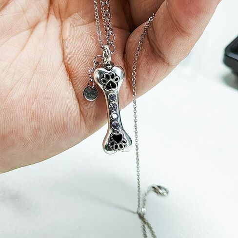 قوارب Dreamboat قلادة جرة قارورة لاردة الكلب 925 Sterling Silver Pet Paw Print Print Cremation Memorial قلادة Celtic Knot Jewelry للنساء الرجال in Saudi Arabia