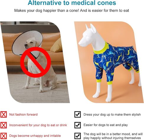 بيجامة LovinPet Boxer/Pitbull Mix - قميص لتخفيف قلق الحيوانات الأليفة، بيجامة للكلاب، قماش مريح قابل للتمدد للحماية من الأشعة فوق البنفسجية، طباعة حيوانات بيضاء، ملابس Pjs للكلاب الكبيرة، ملابس Pitbull، قميص للتعافي الجراحي، برتقالي 3XL in Kuwait