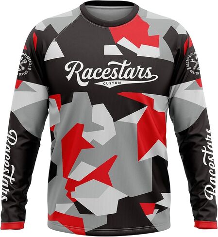 Motocross Long Sleeve Mountain Bike T-Shirt Men Cycling Jersey Anti-UV Dirt Bike ATV Enduro MTB Jersey Racewear in Kuwait