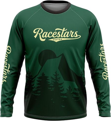 Motocross Long Sleeve Mountain Bike T-Shirt Men Cycling Jersey Anti-UV Dirt Bike ATV Enduro MTB Jersey Racewear in Kuwait