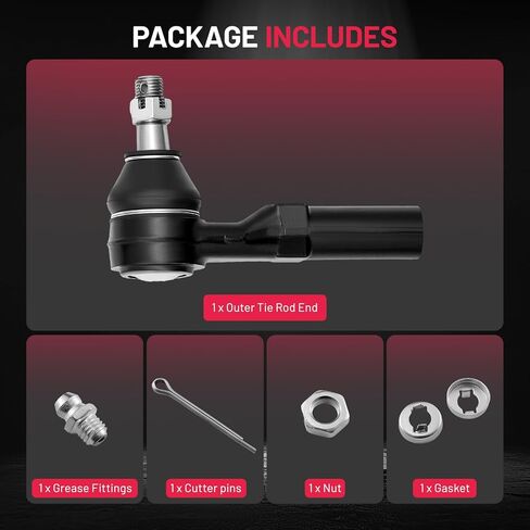 BDFHYK Front Outer Tie Rod End Compatible with Dodge 2002-2008 Ram 1500, 2003-2010 Ram 2500, 2003-2010 Ram 3500 Replacement for ES3538 5073582AA 5073582AB 5073582AC 5073582AD 52106761AA in Saudi Arabia