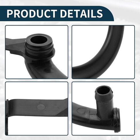 Radiator Coolant Hose for Mercedes-Benz C250 SLK250 2012-2015 Good Sealing No.2712002352 Engine Front Water Pump Cooling Pipe Tube Black 1 Pcs in Saudi Arabia