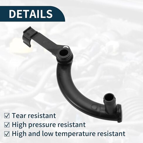 Radiator Coolant Hose for Mercedes-Benz C250 SLK250 2012-2015 Good Sealing No.2712002352 Engine Front Water Pump Cooling Pipe Tube Black 1 Pcs in Saudi Arabia
