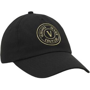 Versace Jeans Couture Assoreded Crest Logo Black Baseball Cap in Kuwait