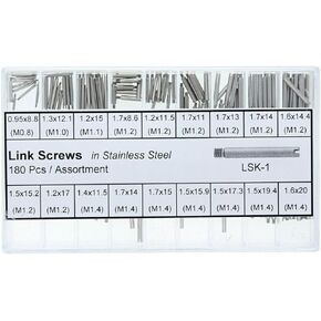 Ewatchparts 180 Screw In Link Pins Compatible With Rolex GMT Watch Band Strap Bracelet Assorted Sizes Stainless in Saudi Arabia