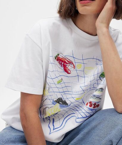 Y2K Women Lobster Grands Excerize Tee Serim in Kuwait