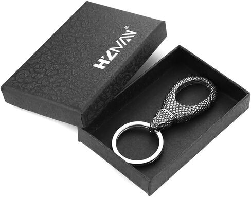 Hzman Punk Keychain للرجال الرجعية الفولاذ المقاوم للصدأ سيارة الدراجات النارية الإكسسوارات القوطي in Saudi Arabia