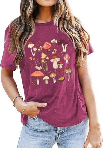Retro Stay Groovy Shirt for Women Hippie 70s T-Shirt Cute Floral Graphic Tees Casual Summer Short Sleeve Tops in Kuwait