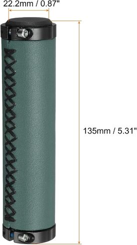 HARFINGTON Bike Handlebar Grips Model Comfortable Grips PU Leather Enhanced Grip BMX Grips with Hex Wrench and Double Aluminum Lock Ring for Mountain Bike and Scooters in Saudi Arabia