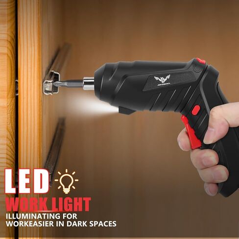 26 في 1 مفك البراغي الكهربائي اللاسلكي القابل لإعادة الشحن مجموعة حفر طاقة صغيرة 3.6V LI-ION 3.5N · M MAX TORQUE ELECTRICE ROTATABLE مع مفك البراغي LED LED لأدوات DIY المكتب المنزلي (أسود) in Kuwait