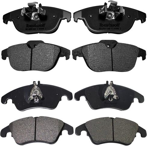 Front and Rear Ceramic Brake Pads for Select Mercedes-Benz C250 C300 C350 E350 E400 E550(Repalces POWER STOP 17-1342 17-1341 BOSCH BE1342H BE1341H) in Saudi Arabia