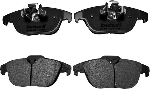 Front and Rear Ceramic Brake Pads for Select Mercedes-Benz C250 C300 C350 E350 E400 E550(Repalces POWER STOP 17-1342 17-1341 BOSCH BE1342H BE1341H) in Saudi Arabia