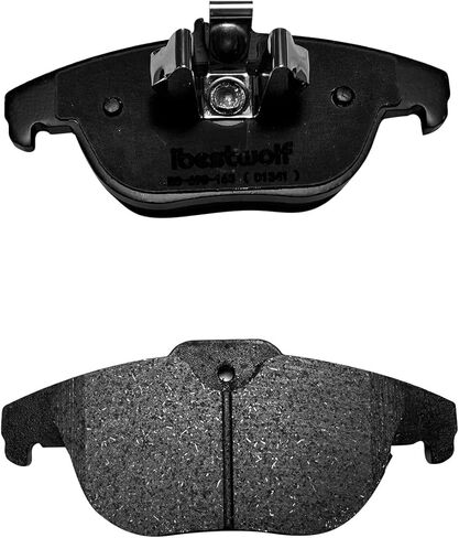 Front and Rear Ceramic Brake Pads for Select Mercedes-Benz C250 C300 C350 E350 E400 E550(Repalces POWER STOP 17-1342 17-1341 BOSCH BE1342H BE1341H) in Saudi Arabia