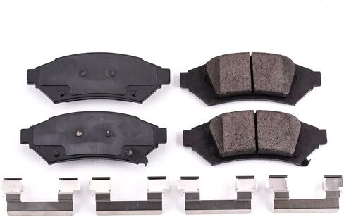 Power Stop 17-1000, Z17 Front Ceramic Brake Pads with Hardware For Pontiac Grand Prix 2004 [Model Specific] in Saudi Arabia