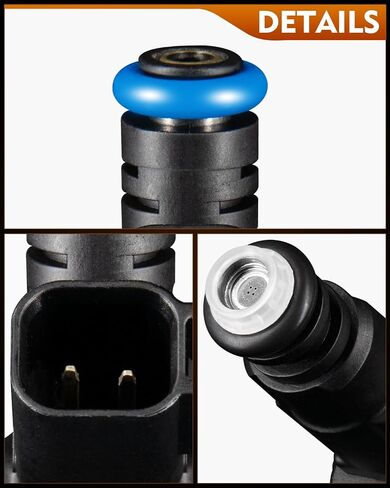 0280155784 Fuel Injectors 4.0L 5.2L For:-Jeep 1999-2004 Grand Cherokee Wrangler 1999-2001 Cherokee, For:-Dodge For:-Ram 1500 2500 3500 2000-2003, High Performance Fuel Injectors (Set of 6) in Saudi Arabia