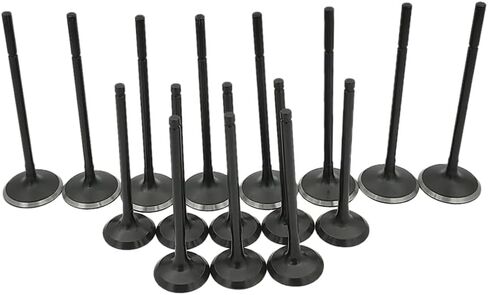 Engine Intake and Exhaust Valves Kit Fits for Jaguar XKR XJR XJ XF XE F-Type for Land Rover Range Rover Velar LR4 2010-2020 5.0L LR010863, LR010698 in Saudi Arabia