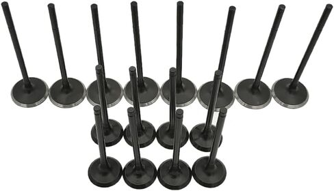 Engine Intake and Exhaust Valves Kit Fits for Jaguar XKR XJR XJ XF XE F-Type for Land Rover Range Rover Velar LR4 2010-2020 5.0L LR010863, LR010698 in Saudi Arabia