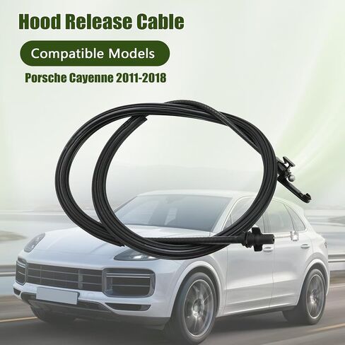 Gxarts Hood Cable Front 95851153102 متوافق مع Porsche Cayenne Base Diesel S 2011-2018 in Saudi Arabia