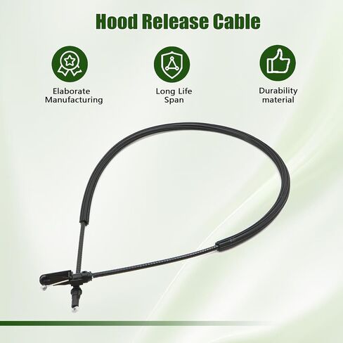 Gxarts Hood Cable Front 95851153102 متوافق مع Porsche Cayenne Base Diesel S 2011-2018 in Saudi Arabia