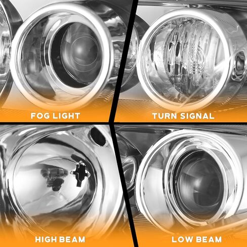 Headlights Assembly Compatible with 2006 2007 2008 Mazda 6 Headlights Assemblies for 06 07 08 Mazda 6 Headlight Replacement Clear Lens Black Housin in Saudi Arabia