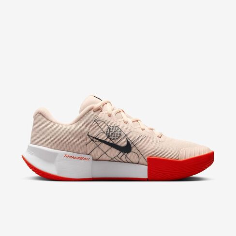 Nike Zoom Challenge Women's Pickleball Shoes (FQ4155-801 ، Crimson Tint/Total Crimson/White) Size 9 in Saudi Arabia
