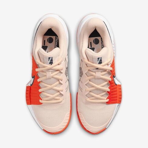 Nike Zoom Challenge Women's Pickleball Shoes (FQ4155-801 ، Crimson Tint/Total Crimson/White) Size 9 in Saudi Arabia
