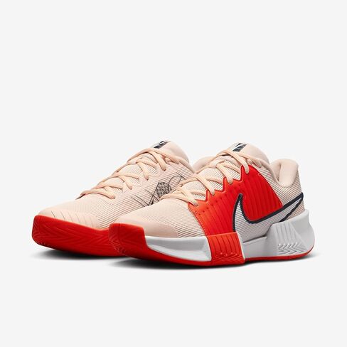 Nike Zoom Challenge Women's Pickleball Shoes (FQ4155-801 ، Crimson Tint/Total Crimson/White) Size 9 in Saudi Arabia
