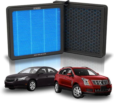 Cabin Air Filter CF12151 Fits Hyundai (2015-2019) Sonata للمحركات غير الهجرية ، بنية قرص العسل والكربون المنشط ، متين ومتين (حزمة واحدة) in Kuwait
