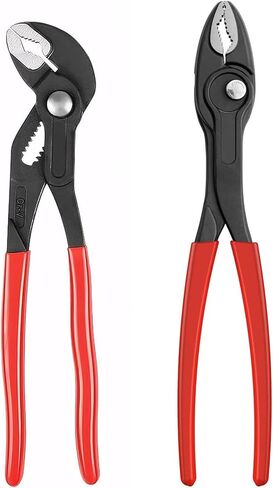 مجموعة GREBSTK 2 PCS مجموعة الأدمسة من مجموعة الأخدود ، ومفصل انزلاق 8 بوصة و 7 بوصات مضخة المياه ، ودفع زر القابل للتعديل السريع in Kuwait