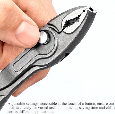 مجموعة GREBSTK 2 PCS مجموعة الأدمسة من مجموعة الأخدود ، ومفصل انزلاق 8 بوصة و 7 بوصات مضخة المياه ، ودفع زر القابل للتعديل السريع in Kuwait