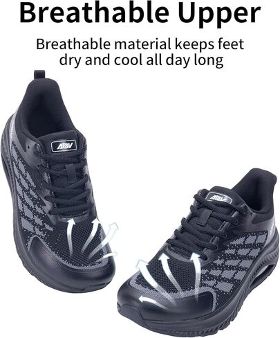 أحذية صناديق ذات إصبع القدم الواسعة للسيدات مع دعم أحذية المشي لأحذية اللفافة الأخمصية أحذية التنس العظوية in Kuwait