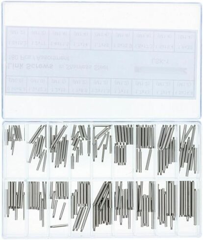 Ewatchparts 180 Screw In Link Pins Compatible With Rolex GMT Watch Band Strap Bracelet Assorted Sizes Stainless in Saudi Arabia