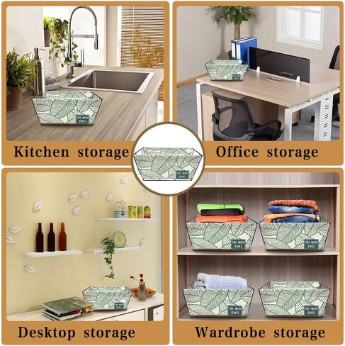 Epoch Canvas Storage Storage Storage حامل معدني منظم الجدول ديكور المنزل ، ورقة الموز in Saudi Arabia