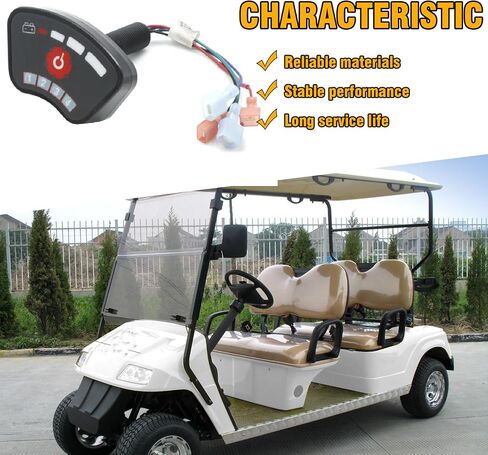 Keyless Start Remote Ignition Switch, Replacement for Club Car DS Precedent, Replacement for EZ‑GO TXT RXV in Saudi Arabia