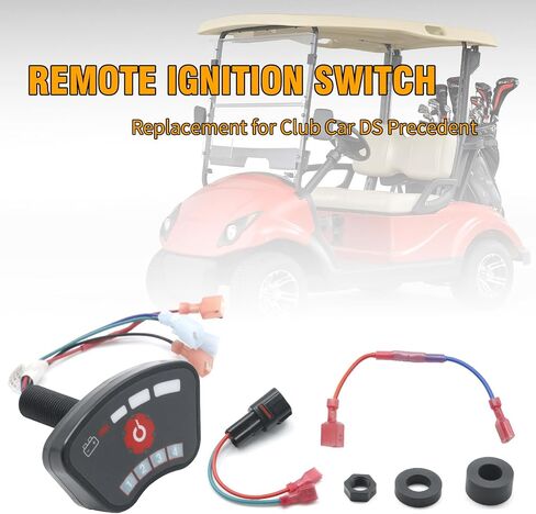 Keyless Start Remote Ignition Switch, Replacement for Club Car DS Precedent, Replacement for EZ‑GO TXT RXV in Saudi Arabia