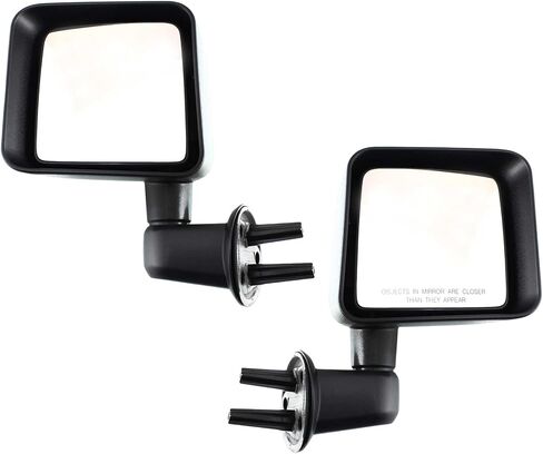 Garage-Pro Driver & Passenger Side Mirrors for Jeep Wrangler 2007-2017 Textured in Saudi Arabia