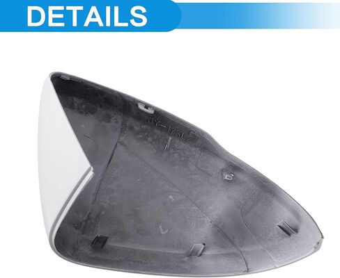 TOP-VIGOR Compatible with Chevrolet Cruze 2017 2018 2019, 1pcs Passenger Side Mirror Cover Replacement – Black Mirror Cap for Right Side, Exterior Rearview Mirror Trim in Saudi Arabia