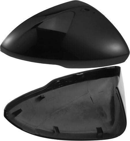 TOP-VIGOR Compatible with Chevrolet Cruze 2017 2018 2019, 1pcs Passenger Side Mirror Cover Replacement – Black Mirror Cap for Right Side, Exterior Rearview Mirror Trim in Saudi Arabia