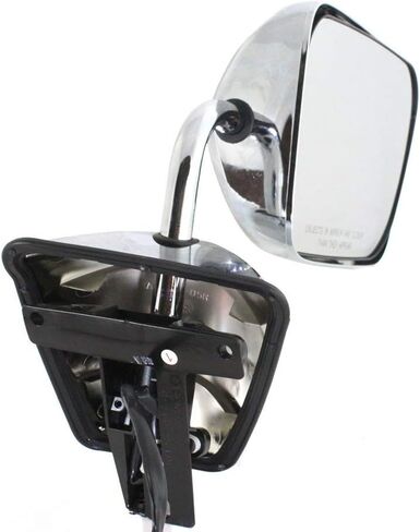 Kool Vue Driver & Passenger Side Power Mirrors لـ Dodge W250 D250 D150 D350 W350 W150 Ramcharger 1988-1993 Chrome in Kuwait