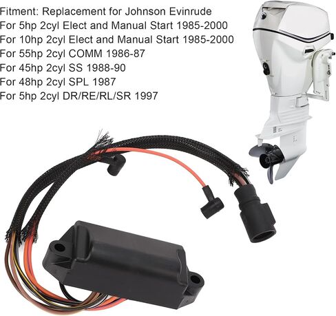 Outboard Power Pack ABS 18-5765 396141 582281 582285 582502 582787 582880 583167 Replacement for 2cyl Elect Manual Start in Saudi Arabia