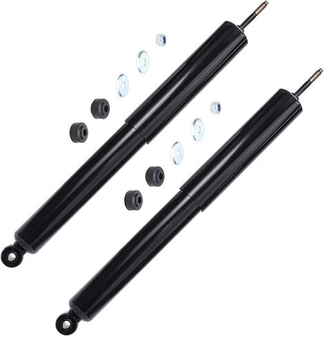 Detroit Axle - Rear 2pc Shock Absorbers for Ford E-150 E-250 Econoline E-350 Club Wagon E-450 Super Duty, 2 Complete Shock Absorbers Assembly Set Replacement in Saudi Arabia