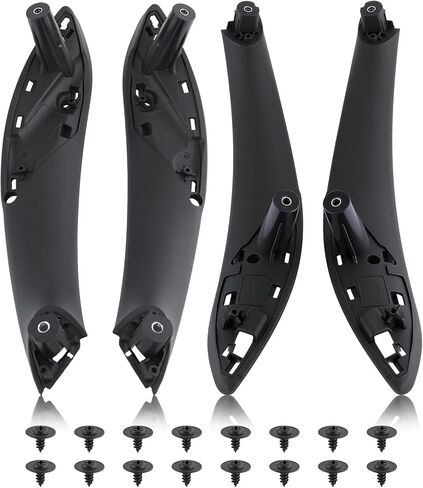 Carbhub Set of 4 Front Rear Left Set Interior Door Pull Handle Armrest Panel for BMW 320 328 330 335 M3 F30 F31 F34 F80 428 435 M4 F32 F33 Replace for 51427281465 51427281466 51417279311 51417279312 in Saudi Arabia