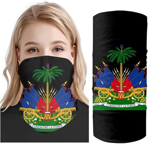 GLUDEAR 4 Pack Face Bandana Balaclava for Men Women, Sun UV Protection Reusable Half Mask Scarf Cycling Neck Gaiter in Kuwait