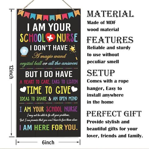 Nurse Gifts, Decorative Wood Hanging Wood Plaque, Inspirational Wood Wall Sign, Nurse Retirement Gift, Appreciation Gift for Nurse, By Touching So Many Lives You Have Changed the World Sign in Kuwait