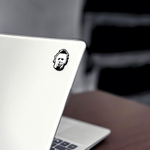 Elektroplate Officially Licensed Michael Myers Halloween Movie All Metal Emblem for Cars, Trucks, and All Auto | Universal Fit at 2.6" x 3.45"| Weatherproof in Saudi Arabia