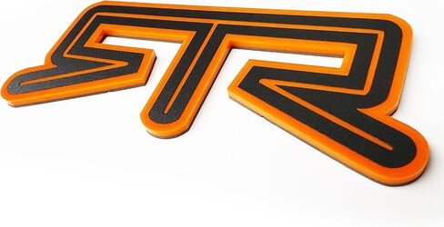 Custom 1pc Rear RTR Emblem Fits Ford Mustang Deck Lid (Matte Black) in Kuwait