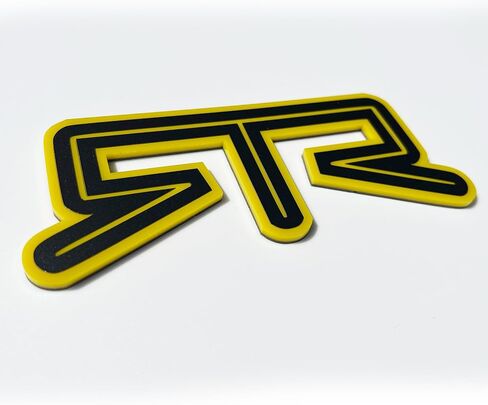 Custom 1pc Rear RTR Emblem Fits Ford Mustang Deck Lid (Matte Black) in Kuwait