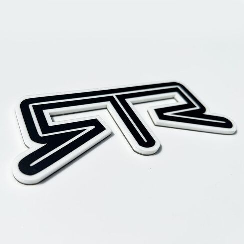 Custom 1pc Rear RTR Emblem Fits Ford Mustang Deck Lid (Matte Black) in Kuwait